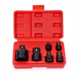 Zestaw Adaptery Redukcyjne Udarowe 6 Elementów Sztuk 1/4