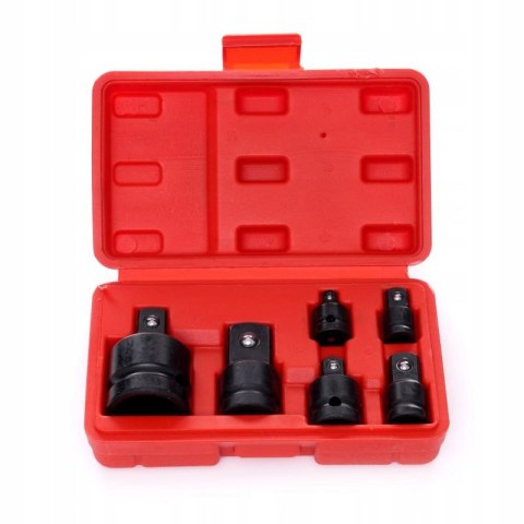 Zestaw Adaptery Redukcyjne Udarowe 6 Elementów Sztuk 1/4" 3/8" 1/2" 3/4"
