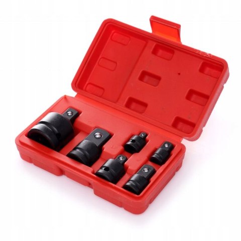 Zestaw Adaptery Redukcyjne Udarowe 6 Elementów Sztuk 1/4" 3/8" 1/2" 3/4"