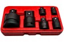 Zestaw Adaptery Redukcyjne Udarowe 6 Elementów Sztuk 1/4" 3/8" 1/2" 3/4"