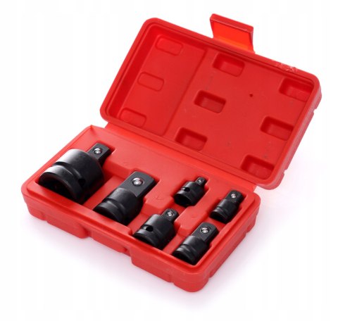 Zestaw Adaptery Redukcyjne Udarowe 6 Elementów Sztuk 1/4" 3/8" 1/2" 3/4"