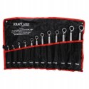Zestaw Klucze 2 Stronne Oczkowe Kraft&Dele 12 Elementów