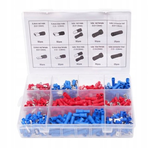 Zestaw Konektorów Samochodowych 450 sztuk Kraft&Dele