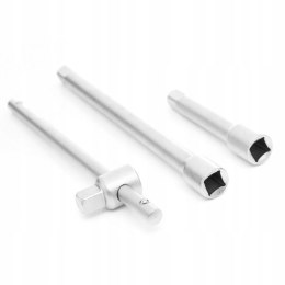 Zestaw Przedłużek Pokrętło 1/2'' Klucze Kwadrat Przedłużki CRV Kraft&Dele