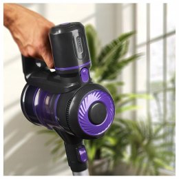 Bezprzewodowy Odkurzacz Pionowy LED 0,8L Fioletowy 2200mAh Kraft&Dele