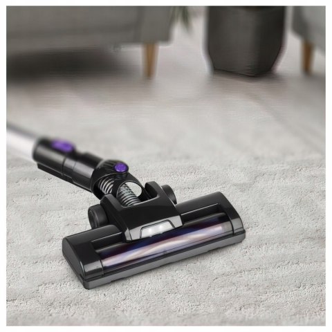 Bezprzewodowy Odkurzacz Pionowy LED 0,8L Fioletowy 2200mAh Kraft&Dele
