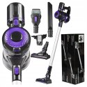 Bezprzewodowy Odkurzacz Pionowy LED 0,8L Fioletowy 2200mAh Kraft&Dele