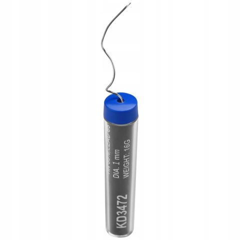 Cyna Lutownicza Spoiwo z Topnikiem 3m 16g 1mm Kraft&Dele