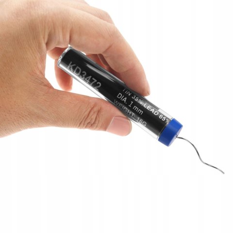 Cyna Lutownicza Spoiwo z Topnikiem 3m 16g 1mm Kraft&Dele