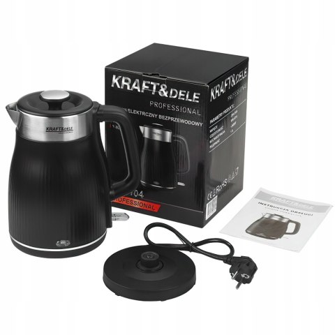 Czajnik Elektryczny 1,8L 2400W 230V Stal Nierdzewna Kraft&Dele