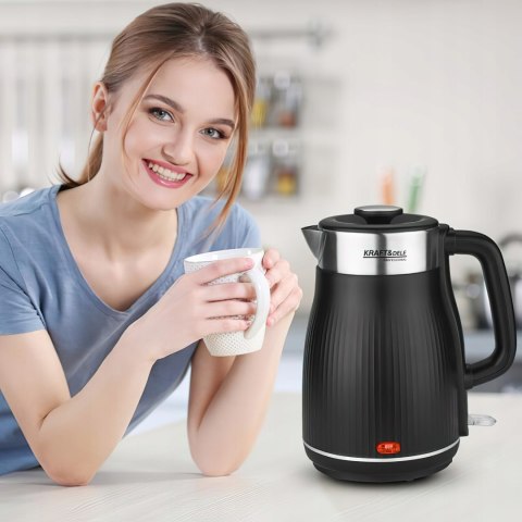 Czajnik Elektryczny 1,8L 2400W 230V Stal Nierdzewna Kraft&Dele