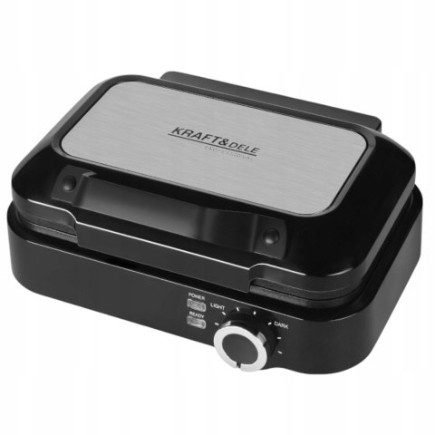 GOFROWNICA NA 2 DUŻE GOFRY REGULACJA TEMPERATURY MOCNA NIEWYCIEKAJĄCA 2200W