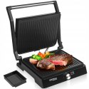 Grill Elektryczny 2w1 Teflon 2400W Regulacja Temperatury Tost Kraft&Dele