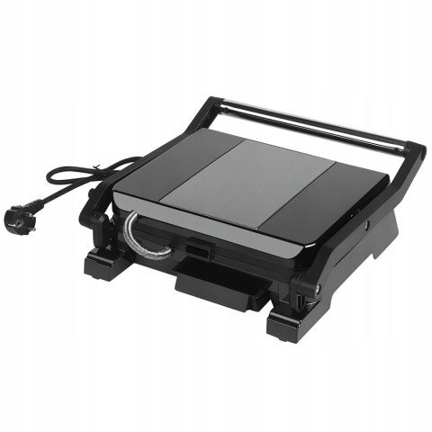 Grill Elektryczny 2w1 Teflon 2400W Regulacja Temperatury Tost Kraft&Dele