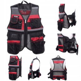 KAMIZELKA MONTERSKA ROBOCZA KIESZENIE NA NARZĘDZIA