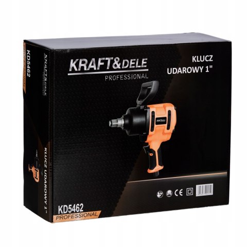 KLUCZ UDAROWY 2450Nm PNEUMATYCZNY NASADKOWY ZAKRĘTAK 1" DO KÓŁ MOCNY KD5462