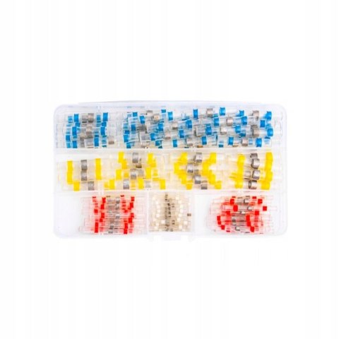 KOSZULKI RURKI TERMOKURCZLIWE Z CYNĄ 120 SZTUK KD10491