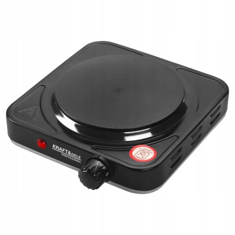 Kuchenka Elektryczna 1500W Płyta Grzewcza Regulacja Temperatury Kraft&Dele