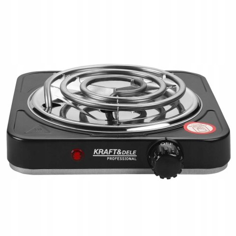 Kuchenka Elektryczna 1500W Spiralna Regulacja Temperatury Kraft&Dele