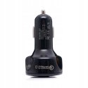 ŁADOWARKA SAMOCHODOWA QUICK CHARGE 3 PORTY USB LED KD1238