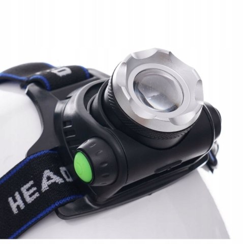 LATARKA CZOŁOWA CZOŁÓWKA LAMPKA LED AKUMULATOROWA KRAFT&DELE