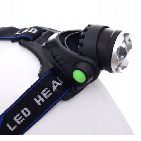 LATARKA CZOŁOWA CZOŁÓWKA LAMPKA LED AKUMULATOROWA KRAFT&DELE