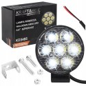 Lampa Robocza Reflektor Cofania Okrągła 2,5" 25W 7 LED 2000 lm 9-30V