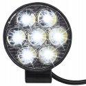 Lampa Robocza Reflektor Cofania Okrągła 2,5" 25W 7 LED 2000 lm 9-30V