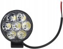 Lampa Robocza Reflektor Cofania Okrągła 2,5" 25W 7 LED 2000 lm 9-30V