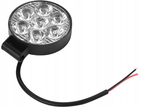 Lampa Robocza Reflektor Cofania Okrągła 2,5" 25W 7 LED 2000 lm 9-30V