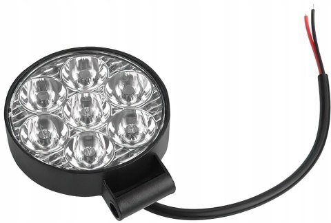 Lampa Robocza Reflektor Cofania Okrągła 2,5" 25W 7 LED 2000 lm 9-30V