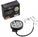 Lampa Robocza Reflektor Cofania Okrągła 2,5" 25W 7 LED 2000 lm 9-30V