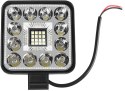 Lampa Robocza Reflektor Cofania Szperacz Kwadrat 40W 28 LED 12000 lm 9-40V