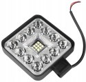 Lampa Robocza Reflektor Cofania Szperacz Kwadrat 40W 28 LED 12000 lm 9-40V