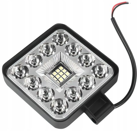 Lampa Robocza Reflektor Cofania Szperacz Kwadrat 40W 28 LED 12000 lm 9-40V
