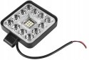 Lampa Robocza Reflektor Cofania Szperacz Kwadrat 40W 28 LED 12000 lm 9-40V
