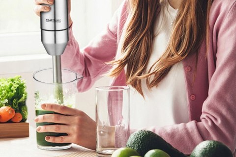 MOCNY BLENDER RĘCZNY WIELOFUNKCYJNY MIKSER NAJMOCNIEJSZY SILNIK OSTRZE