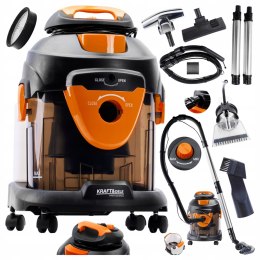 MOCNY ODKURZACZ PRZEMYSŁOWY SUCHO MOKRO FUNKCJA PRANIA DYWANÓW 2200eW KD482