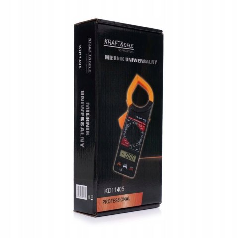 MULTIMETR MIERNIK PRĄDU CĘGOWY CYFROWY KD11405