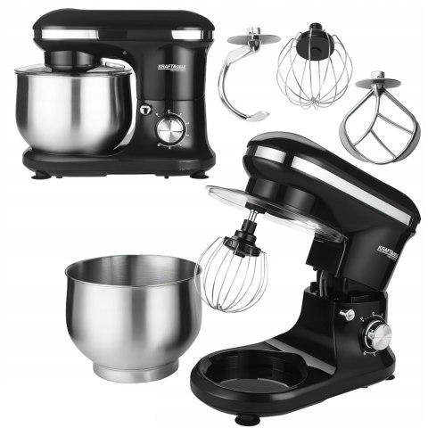 Mikser Robot Planetarny Wielofunkcyjny 3w1 2500W 5L 6 Prędkości Kraft&Dele