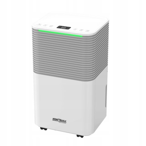 Osuszacz Powietrza 13L/24H LCD Timer 200W cichy zbiornik 2,5L Kraft&Dele