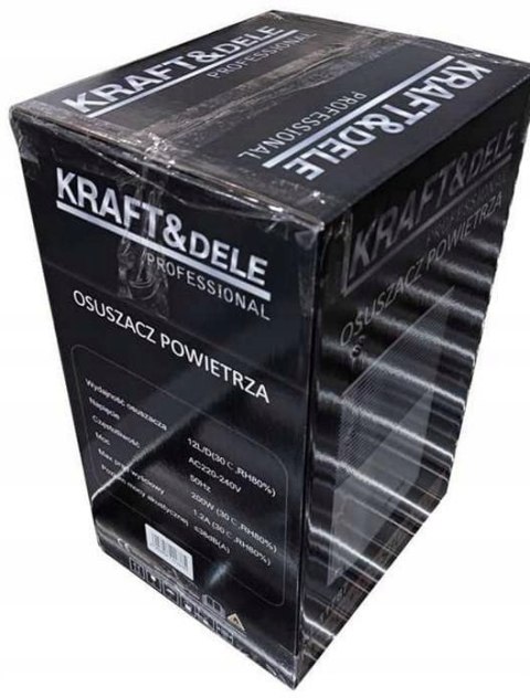 Osuszacz Powietrza 13L/24H LCD Timer 200W cichy zbiornik 2,5L Kraft&Dele