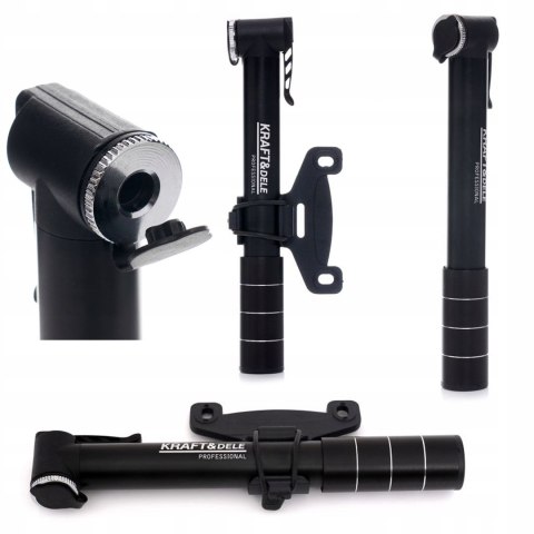 Pompka Ręczna Rowerowa 21 x 190 mm Kraft&Dele KD11822