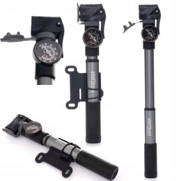 Pompka Ręczna Rowerowa z Manometrem 25 x 250 mm Kraft&Dele KD11823