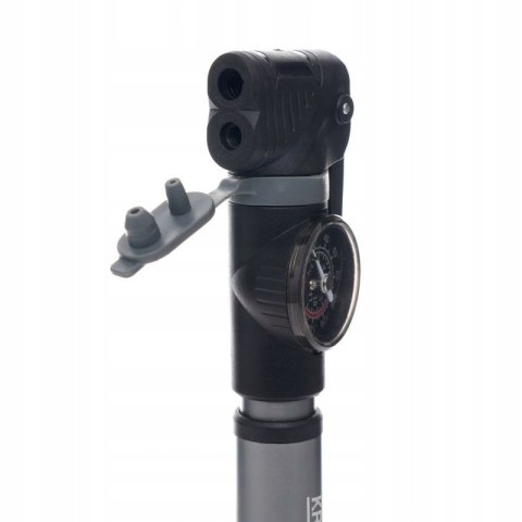 Pompka Ręczna Rowerowa z Manometrem 25 x 250 mm Kraft&Dele KD11823