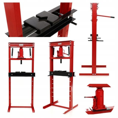 Prasa Hydrauliczna Warsztatowa 20T CE Płyty Żeliwne Kraft&Dele