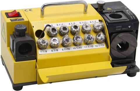 Precyzyjna Ostrzałka Szlifierka Wierteł Spiralnych 230V 2-13 mm Kraft&Dele