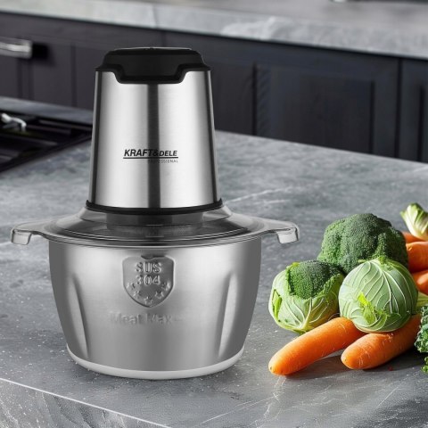 ROZDRABNIACZ DO WARZYW ELEKTRYCZNY MIĘSA OWOCÓW 2L 350W KRAFT&DELE KD4121