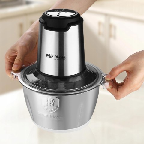 ROZDRABNIACZ DO WARZYW ELEKTRYCZNY MIĘSA OWOCÓW 2L 350W KRAFT&DELE KD4121