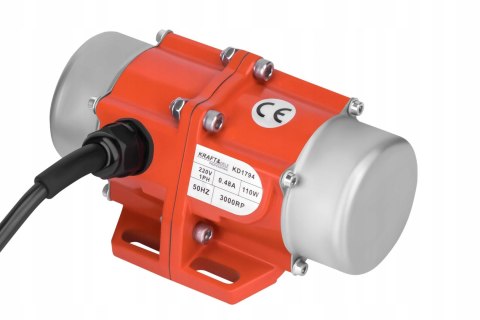 Silnik Wibracyjny 1 Fazowy 230V 110W 3000 RPM Kraft&Dele